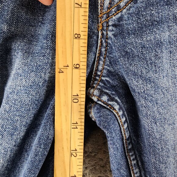 H&M Jeans Womens 30 Blue Stretch Denim Tapered Regular Fit *Read* - Picture 5 of 14